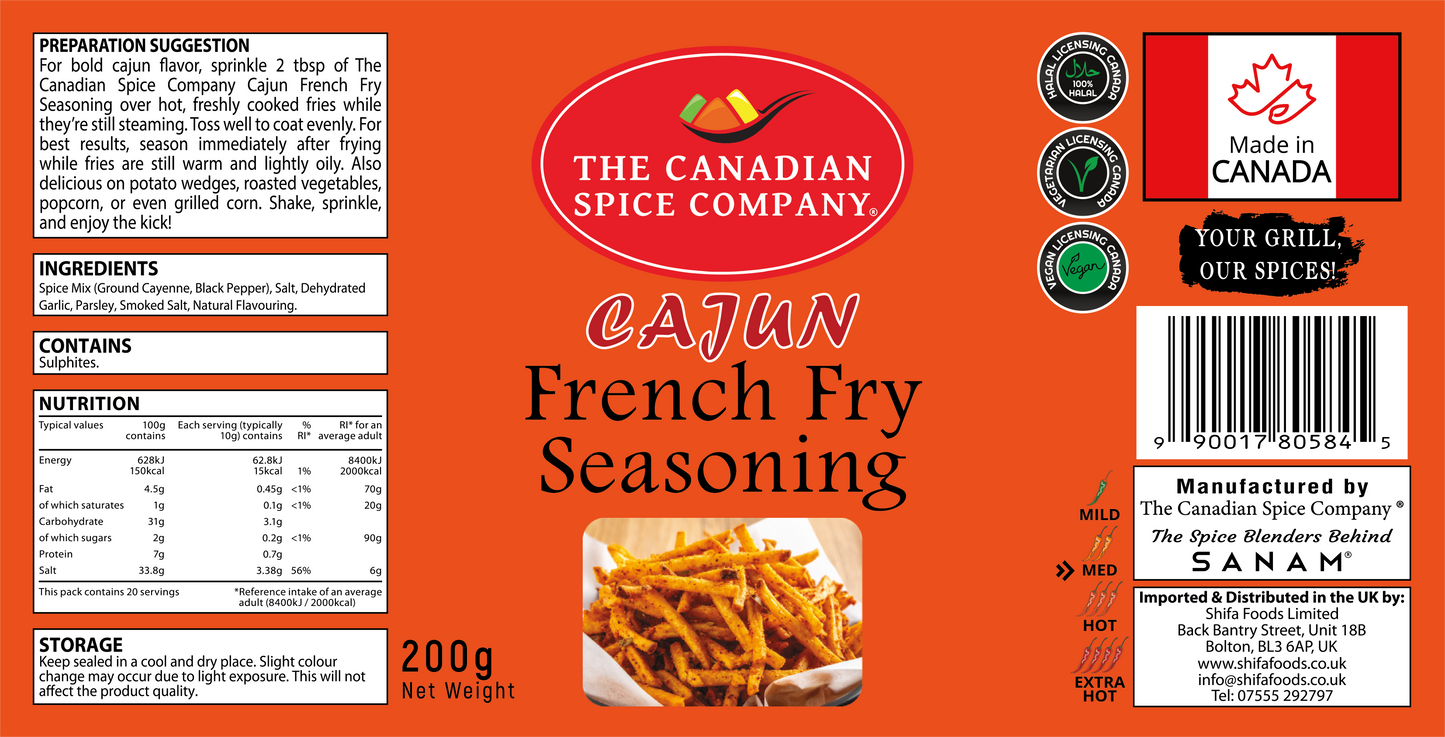 Cajun French Fry Seasoning