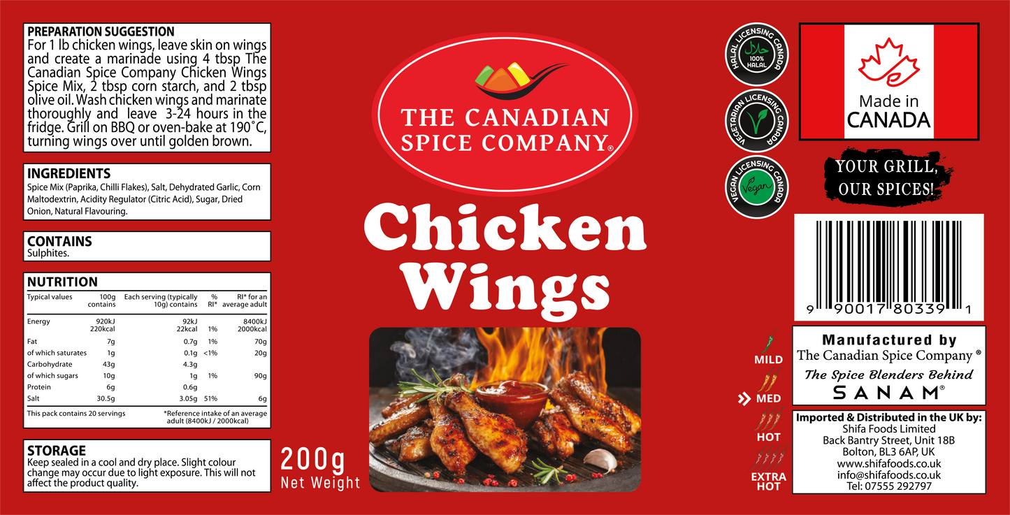 Chicken Wings Spice Mix