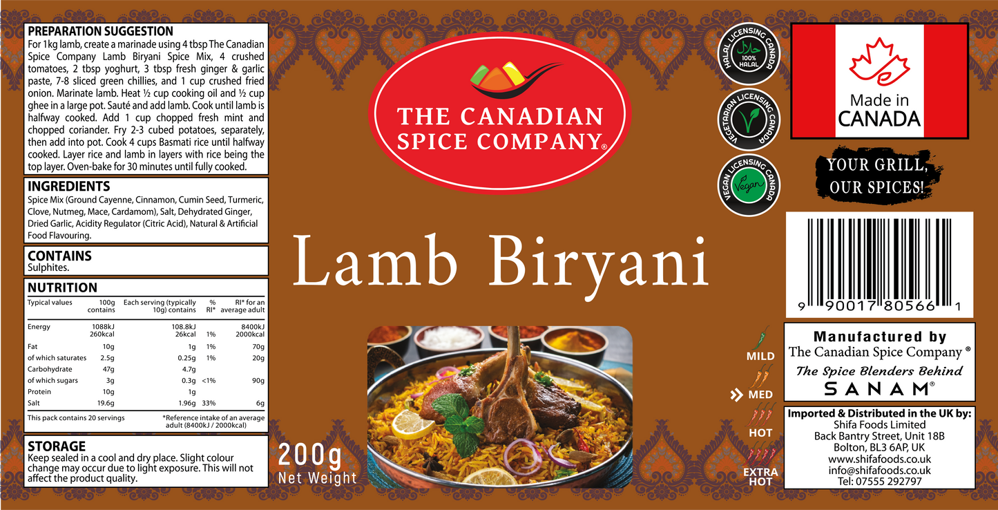 Lamb Biryani Mix