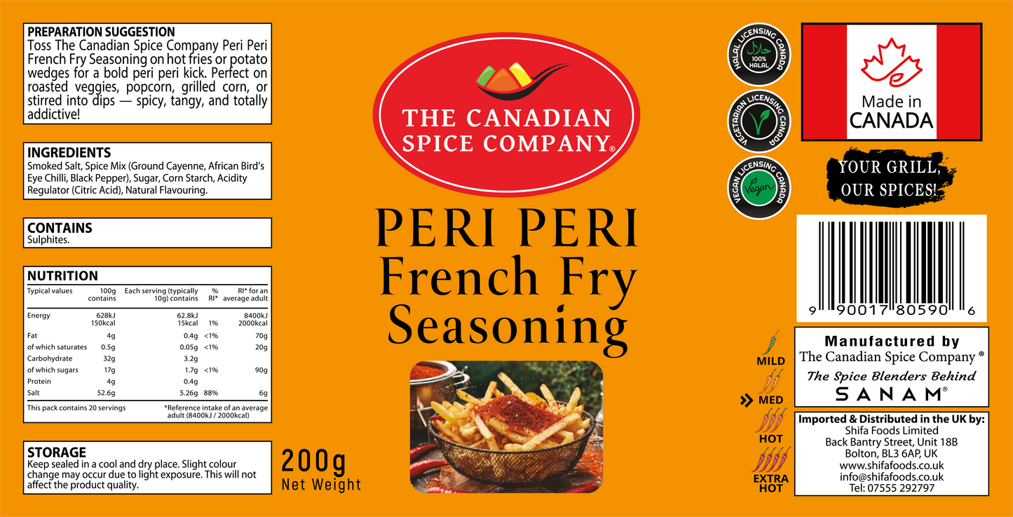 Peri Peri French Fry Seasoning