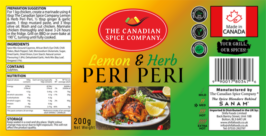 Peri Peri Lemon & Herb