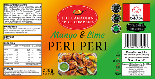 Peri Peri Mango & Lime