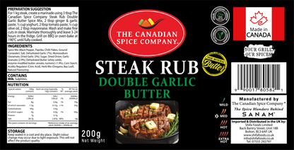 Steak Rub Double Garlic Butter