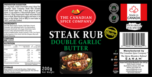 Steak Rub Double Garlic Butter